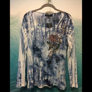 B.L.E.U. New with tags multicolor top